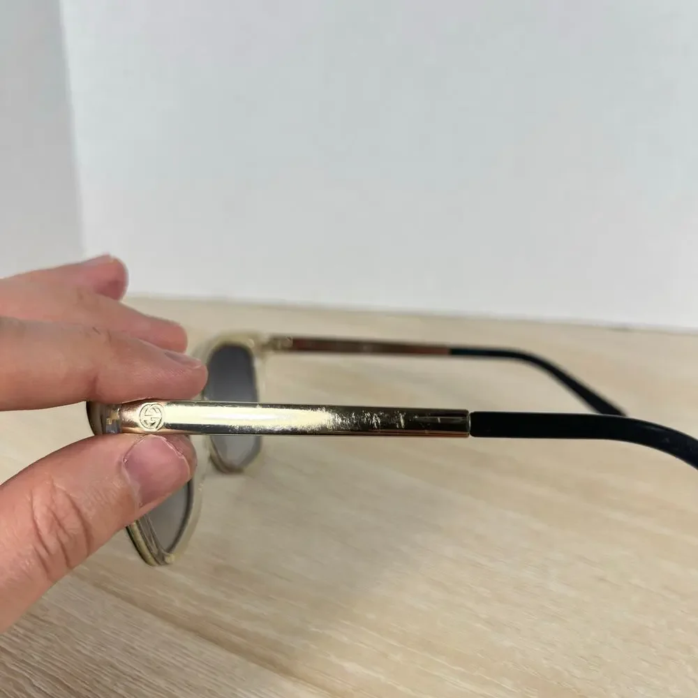 Gucci GG3675/S 4WHJJ Sunglasses READ DESC Black Gold 56-15-140